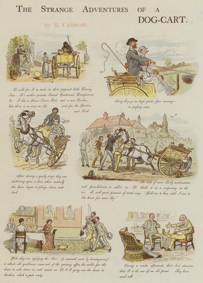 Die seltsamen Abenteuer eines Hundewagens von Randolph Caldecott